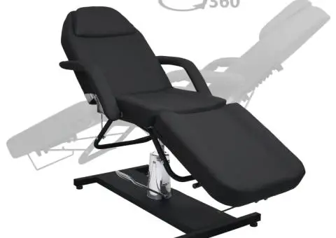 Masă de masaj, negru, 180x62x(87-112) cm - 2/5