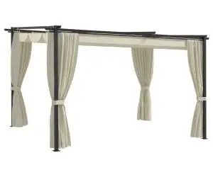 vidaXL Pavilion, crem, 4 x 3 m