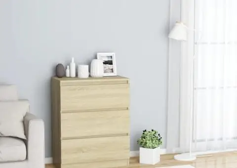 Servantă, stejar sonoma, 60 x 35 x 76 cm, lemn prelucrat - 1/5