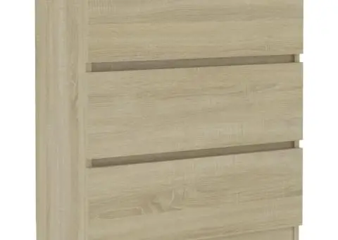 Servantă, stejar sonoma, 60 x 35 x 76 cm, lemn prelucrat - 2/5