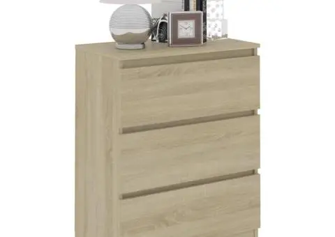 Servantă, stejar sonoma, 60 x 35 x 76 cm, lemn prelucrat - 3/5