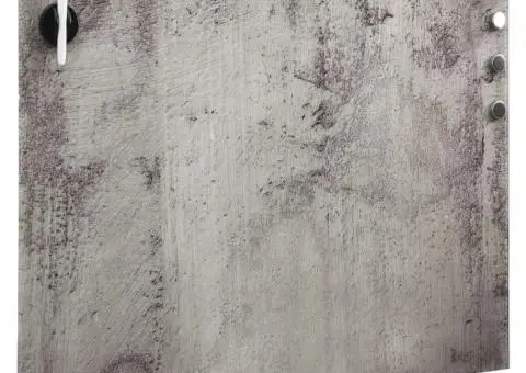 Tablă magnetică de perete, 40 x 40 cm, sticlă - 2/5