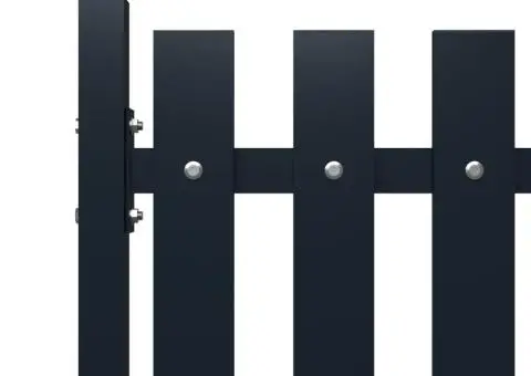 Panou de gard antracit 174,5 x 75 cm oțel vopsit electrostatic - 3/4