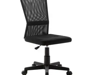vidaXL Scaun de birou, negru, 44x52x100 cm, plasă textil