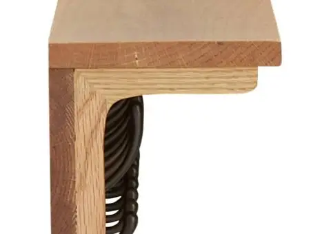 Cuier de haine, 90 x 16 x 16 cm, lemn masiv de stejar - 3/5