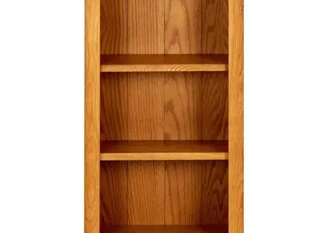 Bibliotecă 45x22,5x82 cm, lemn masiv de stejar - 2/5