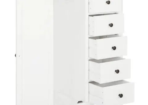 Șifonier, 76 x 52 x 105 cm, lemn masiv de stejar - 2/5