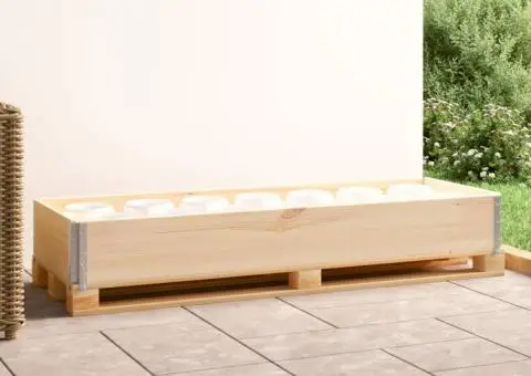 Ramă pentru paleți, 50 x 150 cm, lemn masiv de pin - 1/5