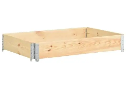 Ramă pentru paleți, 50 x 150 cm, lemn masiv de pin - 2/5