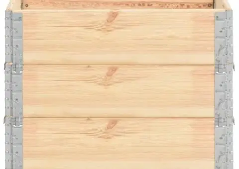 Rame pentru paleți, 3 buc., 60 x 80 cm, lemn masiv de pin - 3/5