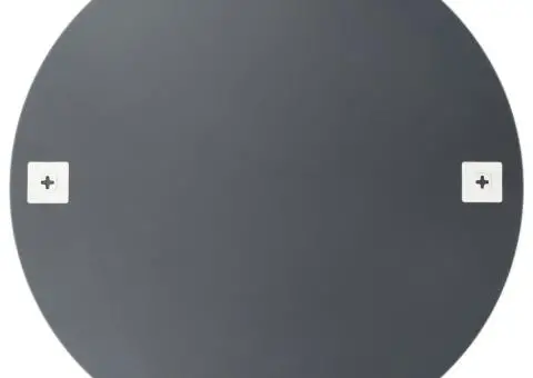 Oglindă fără ramă, 80 cm, sticlă, rotund - 3/5