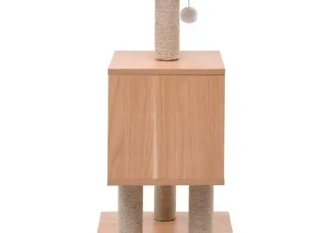 Ansamblu pentru pisici, covoraș din funie de sisal, 82 cm - 3/5