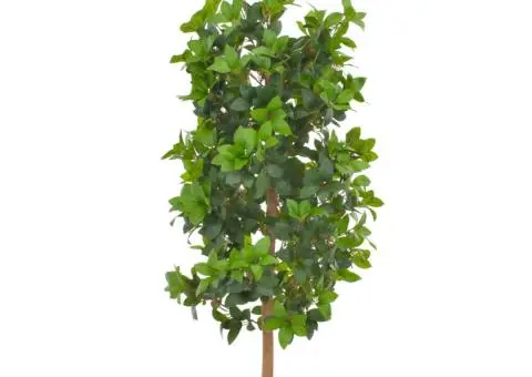 Plantă artificială dafin cu ghiveci, verde, 120 cm