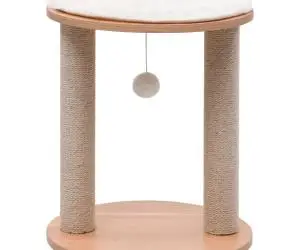 vidaXL Ansamblu pentru pisici mic cu stâlpi de zgâriat, 44 cm