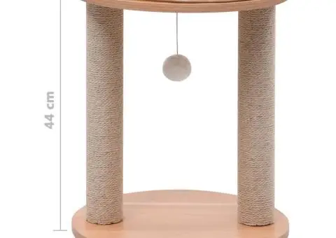 Ansamblu pentru pisici mic cu stâlpi de zgâriat, 44 cm - 4/4