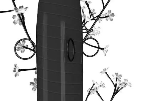 Pom Crăciun, 1200 LED-uri lumină albastră flori de cireș 400 cm - 5/5