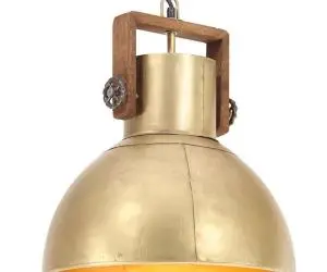 vidaXL Lampă suspendată industrială, 25 W, arămiu, 40 cm, E27, rotund