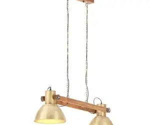vidaXL Lampă suspendată industrială, 25 W, arămiu, 109 cm, E27