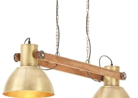 Lampă suspendată industrială, 25 W, arămiu, 109 cm, E27 - 5/5