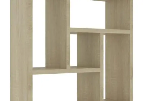 Raft de perete, stejar Sonoma, 45,1x16x45,1 cm, lemn prelucrat - 2/5