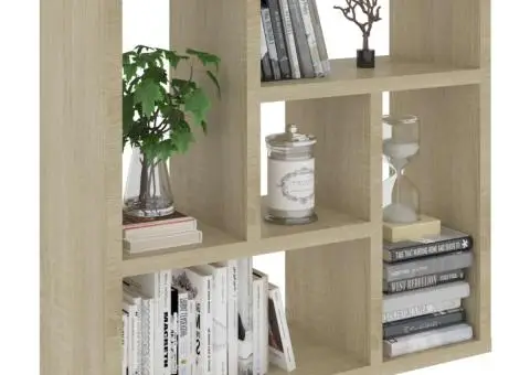 Raft de perete, stejar Sonoma, 45,1x16x45,1 cm, lemn prelucrat - 3/5