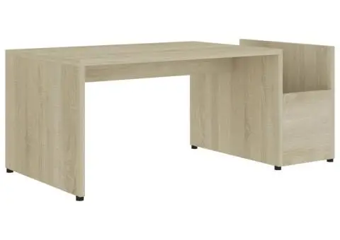 Măsuță de cafea, stejar sonoma, 90 x 45 x 35 cm, lemn prelucrat - 2/5