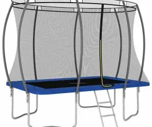vidaXL Set trambulină dreptunghiulară, 274 x 183 x 76 cm, 150 kg