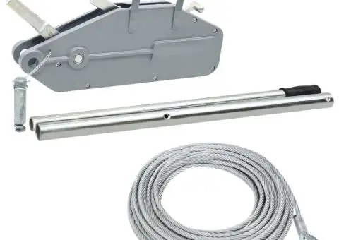 Troliu de ridicare cu cablu de sârmă, 1600 kg - 1/5