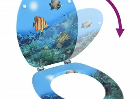 Capac WC, MDF, model subacvatic - 2/5