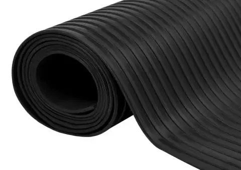 Covoraș de cauciuc anti-alunecare 5 x 1 m, cu nervuri late - 1/4