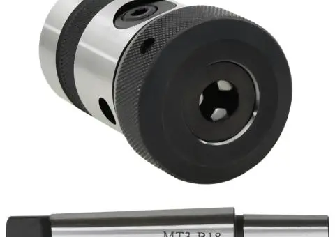 Mandrină filetare cu tarod B18, coadă MT3, filet intern M3-M16 - 2/5