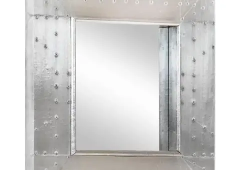 Oglindă, design aviator, 50x50 cm, metal - 1/5