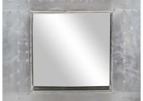 Oglindă, design aviator, 50x50 cm, metal - 2/5