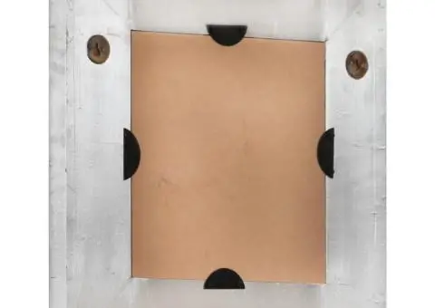 Oglindă, design aviator, 50x50 cm, metal - 4/5