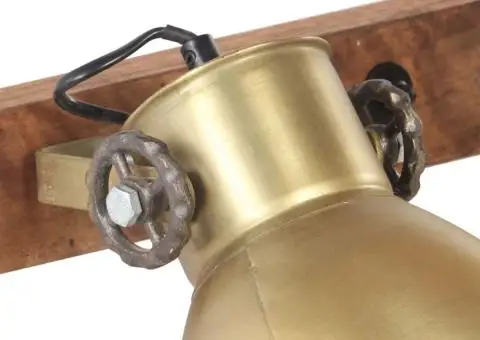 Lampă de perete industrială, arămiu, 65 x 25 cm, E27 - 5/5