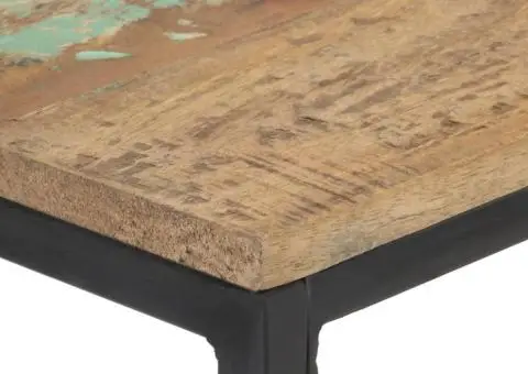 Masă consolă, 110 x 35 x 75 cm, lemn masiv reciclat - 4/5