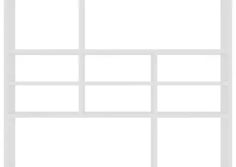 Raft de perete, alb, 90x16x78 cm, lemn prelucrat - 4/5