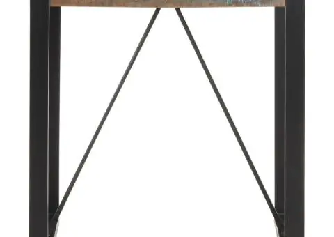 Masă de bucătărie, 70 x 70 x 75 cm, lemn masiv reciclat - 2/5