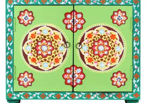 Dulap vopsit manual, multicolor, 70x35x60 cm, lemn mango - 2/5