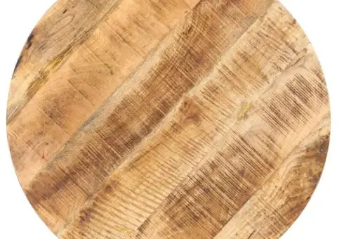 Masă de bistro, Ø80 x 75 cm, lemn de mango nefinisat, rotund - 3/5