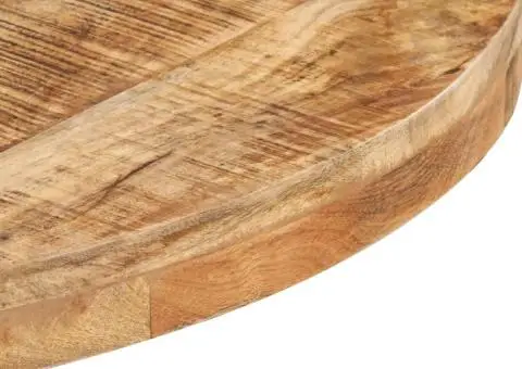 Masă de bistro, Ø80 x 75 cm, lemn de mango nefinisat, rotund - 4/5