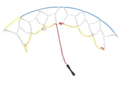 Lanțuri antiderapante zăpadă auto, 2 buc., SUV 4x4, 16 mm, 460 - 2/5