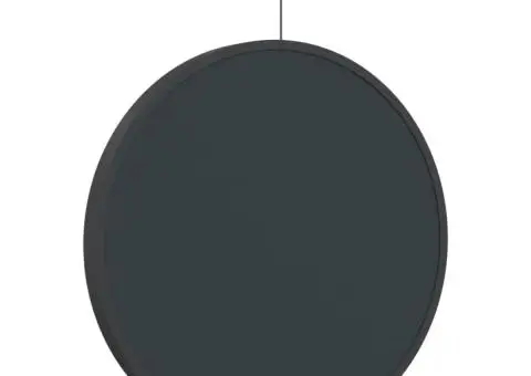 Oglindă suspendată cu agățătoare, negru, 40 cm - 5/5