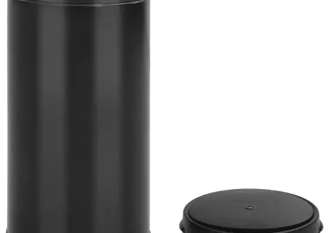 Coș de gunoi automat cu senzor, 60 L, negru, oțel carbon - 4/5