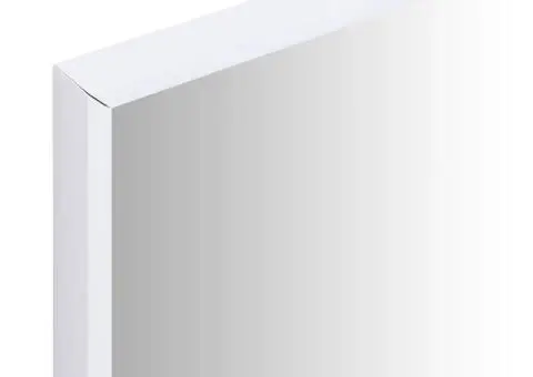 Oglindă, alb, 50x50 cm - 4/5