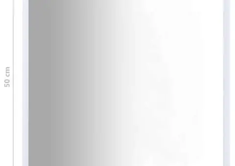 Oglindă, alb, 50x50 cm - 5/5