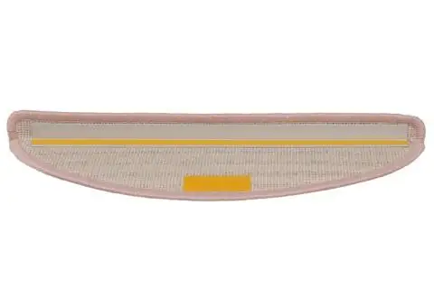 Covorașe pentru trepte scară, 15 buc., roz deschis, 56x17x3 cm - 5/5