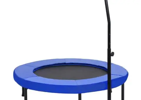 Trambulină de fitness cu mâner și margine de siguranță, 102 cm - 1/5