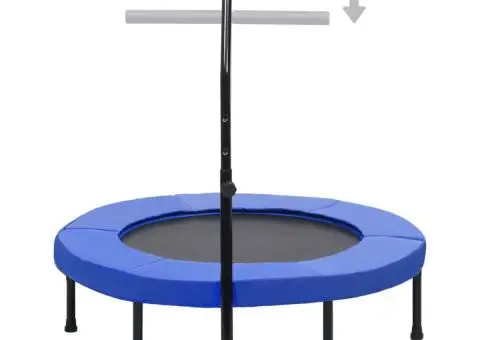 Trambulină de fitness cu mâner și margine de siguranță, 102 cm - 2/5