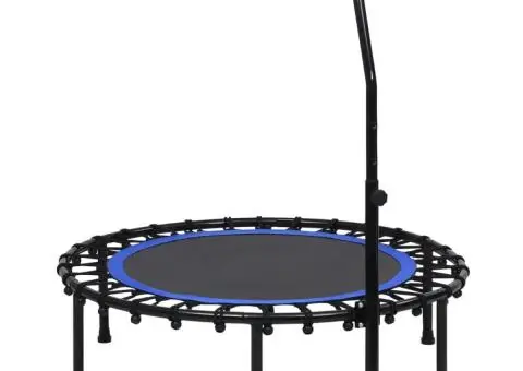 Trambulină de fitness cu mâner și margine de siguranță, 102 cm - 4/5